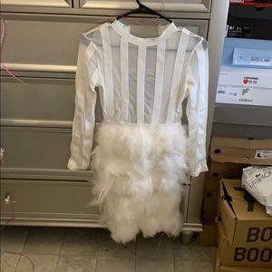 Feather dress